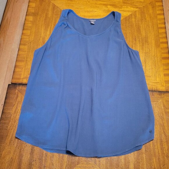 Eddie Bauer Smoky Blue Sleeveless Top - Picture 2 of 9